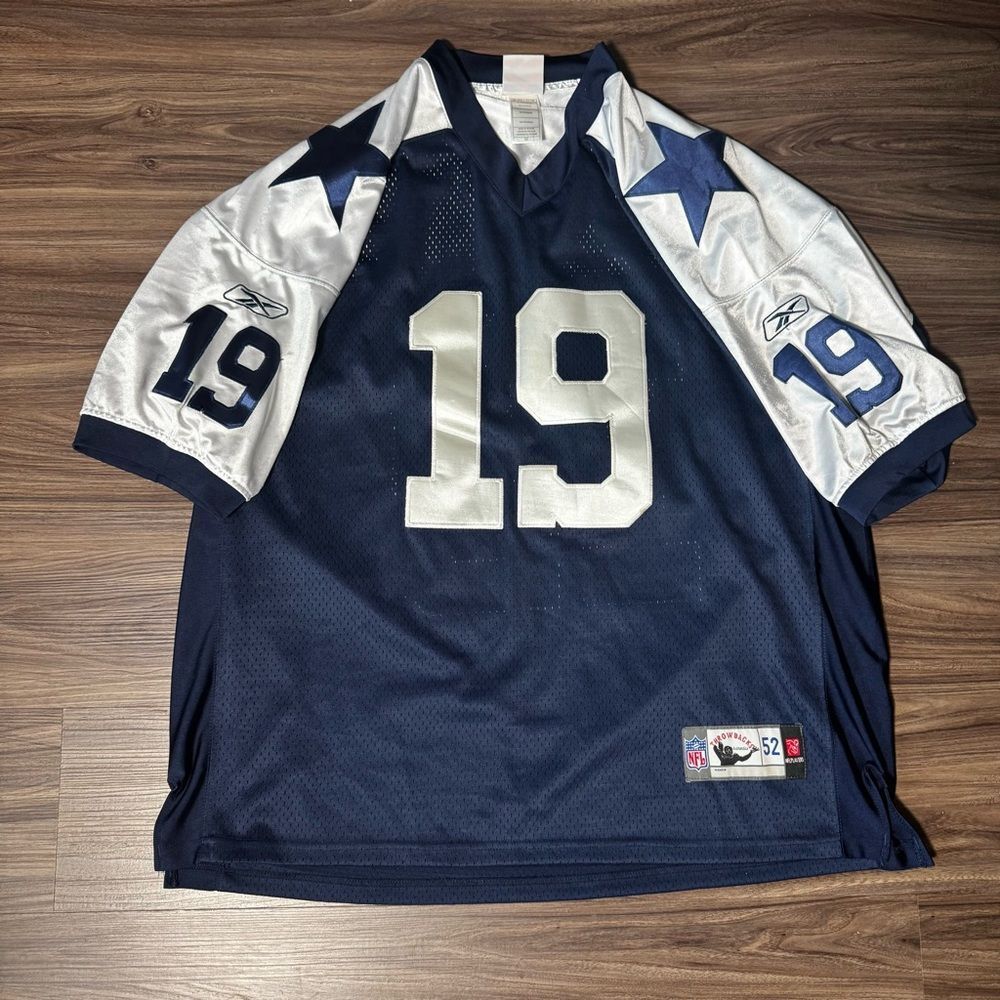 Vintage Rare Miles Austin #19 Throwback Dallas Cowboys Reebok NFL Jersey Sz‎ 52